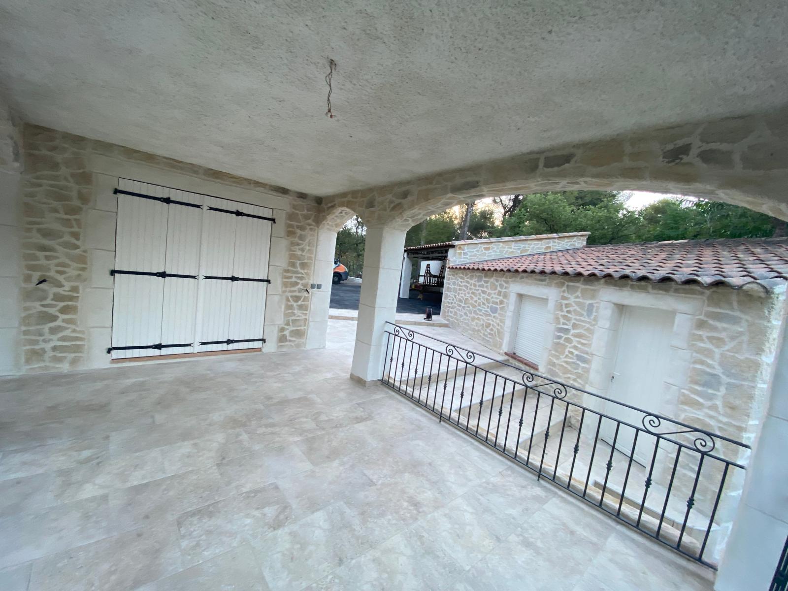Enduit imitation pierre villa complète – Pourrières (83)-11 Enduit imitation pierre villa complète – Pourrières (83) – enduit imitation pierre à
