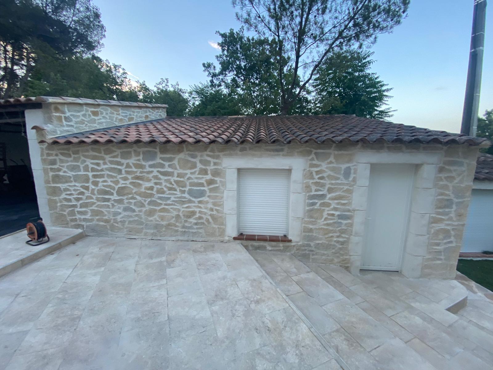 Enduit imitation pierre villa complète – Pourrières (83)-13 Enduit imitation pierre villa complète – Pourrières (83) – enduit imitation pierre à