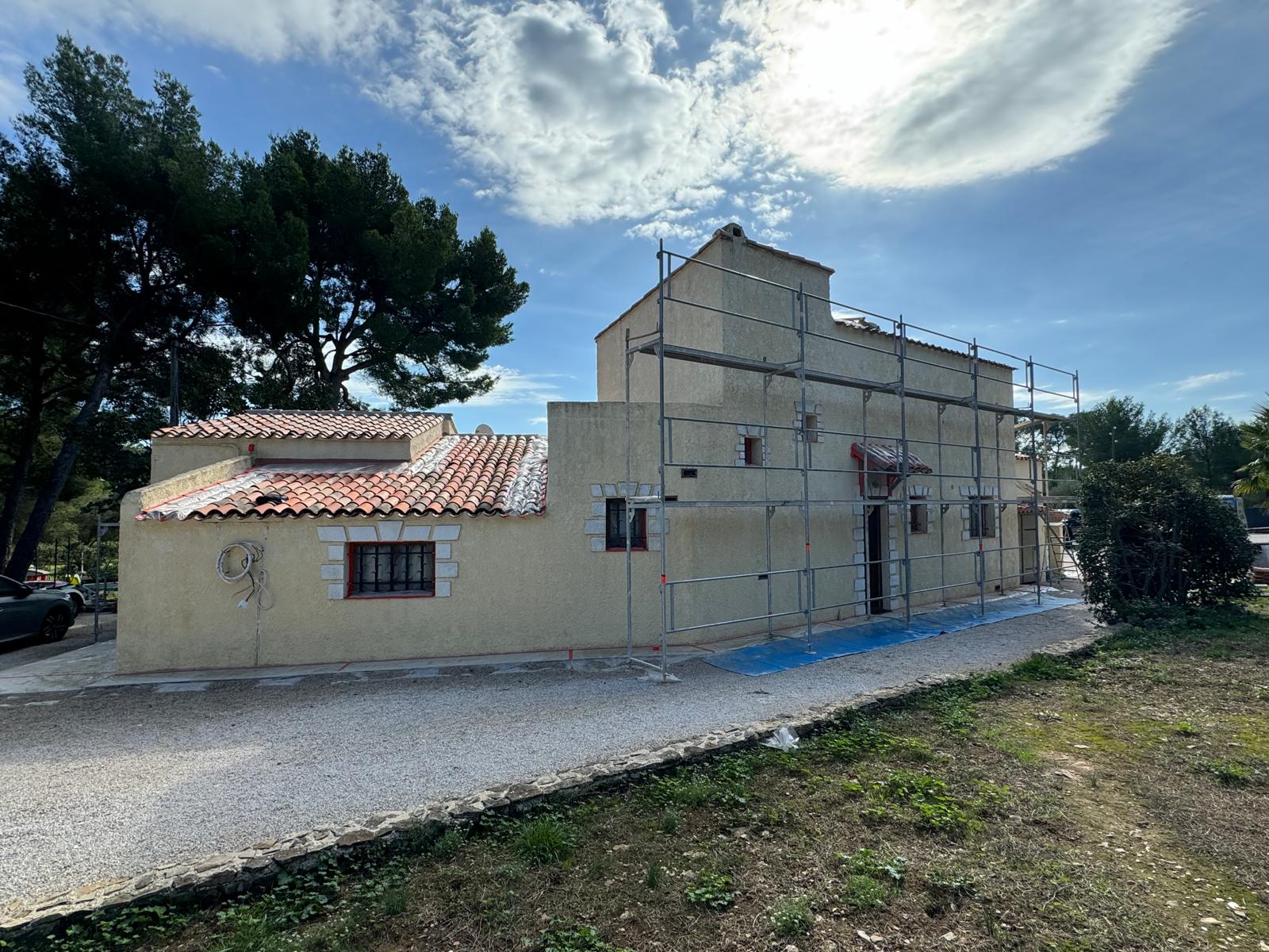Ravalement façade imitation pierre et pool house – La Ciotat (13)-29 Ravalement façade imitation pierre et pool house – La Ciotat (13) – enduit imitation pierre à